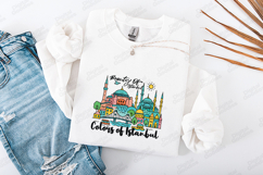Istanbul SVG - Colorful City Skyline Turkey Travel Cut File Product Image 3