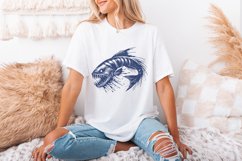 Deep-Sea Monster Fish PNG, Vintage Horror Marine Art, Product Image 3