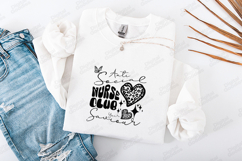 Anti Social Nurse Club SVG - Trendy Leopard Nurse Cut File Product Image 3