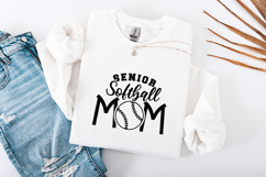 Senior Softball Mom SVG - Graduation Spirit Night Graphic Product Image 3