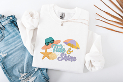 Tide &amp; Shine Beach Sublimation - Summer Coastal Clipart PNG Product Image 3