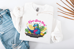 Tropical DJ Parrot SVG - Tropic Beats Only Summer Art Product Image 3