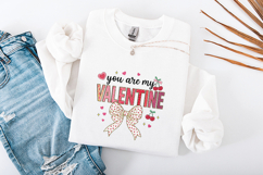 You Are My Valentine Coquette Bow PNG | Retro Cherries PNG Product Image 3