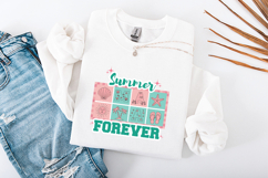 Summer Mama Forever SVG - Tropical Motherhood Grid Art Product Image 3