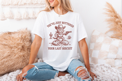 You’ve Just Buttered Your Last Biscuit PNG, Funny Cowboy Product Image 2