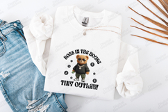 Tiny Outlaw Teddy Bear SVG - Boss In The House Hip Hop Art Product Image 3