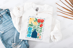 Boho Floral Words Matter Speak Kindness JPG Digital Design Product Image 1