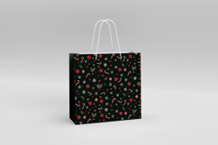 4 Vintage Christmas Seamless Patterns, Xmas Digital Paper Product Image 3