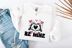 Skeleton Heart Hands Be Mine SVG - Retro Valentine Graphic Product Image 3