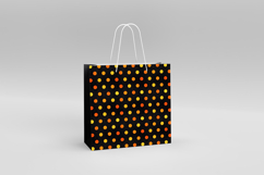 4 Creepy Cute Colorful Halloween Seamless Patterns PNG Product Image 3