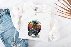 Ride The Frontier SVG - Gorilla Biker Retro Motorcycle File Product Image 3
