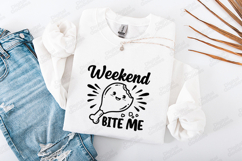 Weekend Bite Me Chicken SVG PNG JPG Funny Food Art Product Image 3