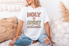 Holy Spirit Activate PNG, Faith Christian Shirt, Digital Product Image 3