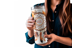 Boho Dream Catcher Tumbler Wrap 20 oz, Sublimation Design Product Image 3