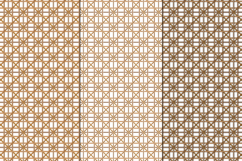 Square Lattice Caning Seamless Patterns Product Image 3