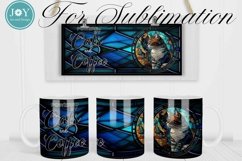 CAT QUOTE COFFEE MUG DESIGN, 11OZ 12OZ 15OZ MUG WRAPS Product Image 3