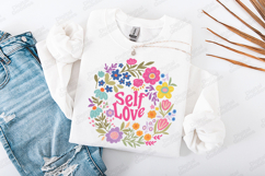 You Are Exactly Where You Need To Glow Floral Wreath Design Product Image 2