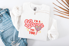 I'm a Lover For You PNG | Heart Disco Ball Sublimation Product Image 3