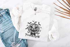 Pumpkin Glow SVG - Halloween Disco Jack-O-Lantern Cut File Product Image 3