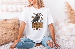 It’s Fall Y’all PNG, Autumn Crow Design, Pumpkin Spice Product Image 2