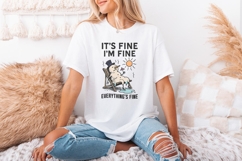 It&#039;s Fine I&#039;m Fine Everything&#039;s Fine PNG, Funny Melting Product Image 3