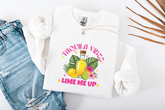 Tequila Vibes Lime Me Up Tropical Summer Sublimation Design Product Image 3
