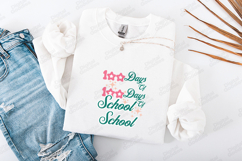 100 Days of School SVG - Colorful Star Classroom Cut File Product Image 3