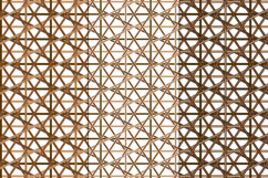 Diagonal Lattice Caning Patterns Product Image 3