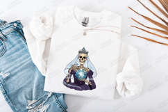 Gothic Skeleton Queen SVG Crowned Skull Princess Design Product Image 3