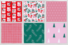 16 Peppermint Holiday Seamless Patterns Product Image 3