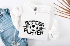 Soccer Player SVG | Football Sports Ball Cut File Product Image 3