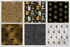 16 Golden Witch Seamless Patterns Product Image 3