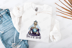Queen of the Afterlife SVG - Gothic Skeleton Bride Cut File Product Image 3