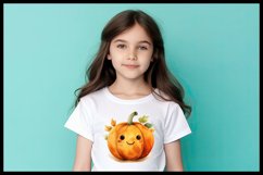 12 Cute Autumn Pumpkins Sublimation Clip Art Product Image 3