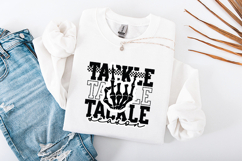 Tackle Season SVG - Edgy Skeleton Hand Football Spirit Wear Product Image 3