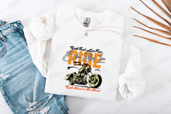 Chopper Motorcycle SVG - Ride Fast Live Free Bike Design Product Image 3