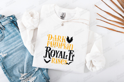 Dark Pumpkin Royal E Rises SVG - Halloween Typography Art Product Image 3