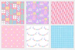 Pastel Birthday Digital Paper Product Image 4