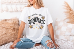 A Little Bit Dramatic PNG, Cute Retro Flowers and Rainbow Product Image 3