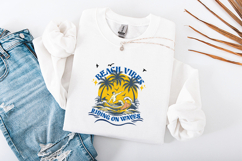 Retro Beach Vibes Surfing SVG &amp; T-Shirt Illustration Product Image 3
