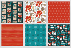 16 Happy Holidays Seamless Patterns Product Image 3
