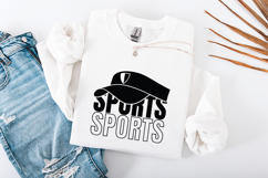 Sports Sports SVG | Athletic Visor Hat Cut File Product Image 3