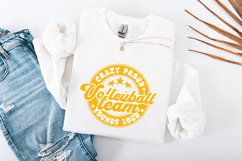 Volleyball Team SVG - Crazy Proud Sounds Loud Spirit Badge Product Image 3