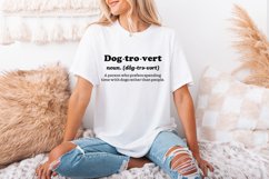 Dogtrovert Definition PNG, Dog Mom png, Dog Quote png, Dog Product Image 3