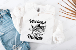 Weekend Hooker Fish SVG PNG JPG Funny Fishing Shirt Art Product Image 3