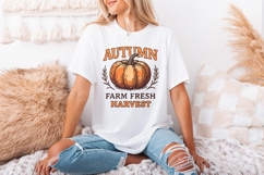 Autumn Farm Fresh Harvest PNG, Pumpkin Digital Download, Product Image 3
