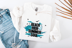 Beach Hair Summer Soul - Retro Beach Wave SVG Sublimation Product Image 3