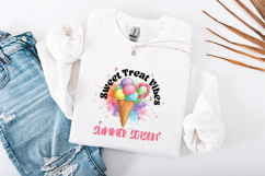 Sweet Treat Vibes Ice Cream PNG - Colorful Summer Season Art Product Image 3