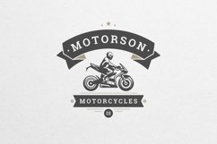 Motorcycle club retro logotype Product Image 3