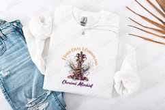 Mardi Gras Wonderland SVG - Carnival Mischief Mask Design Product Image 1